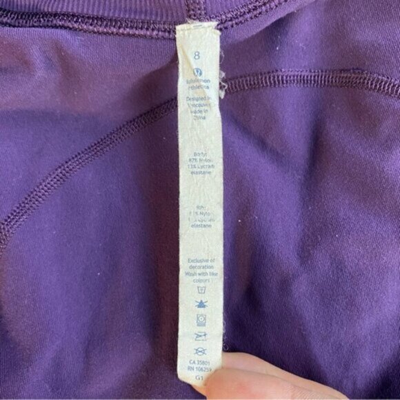 Lululemon Athletica Purple Daily Practise Jacket Hoodie 8 - Picture 3 of 15